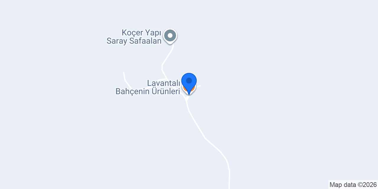 Lavantalı Bahçenin Ürünleri konumu