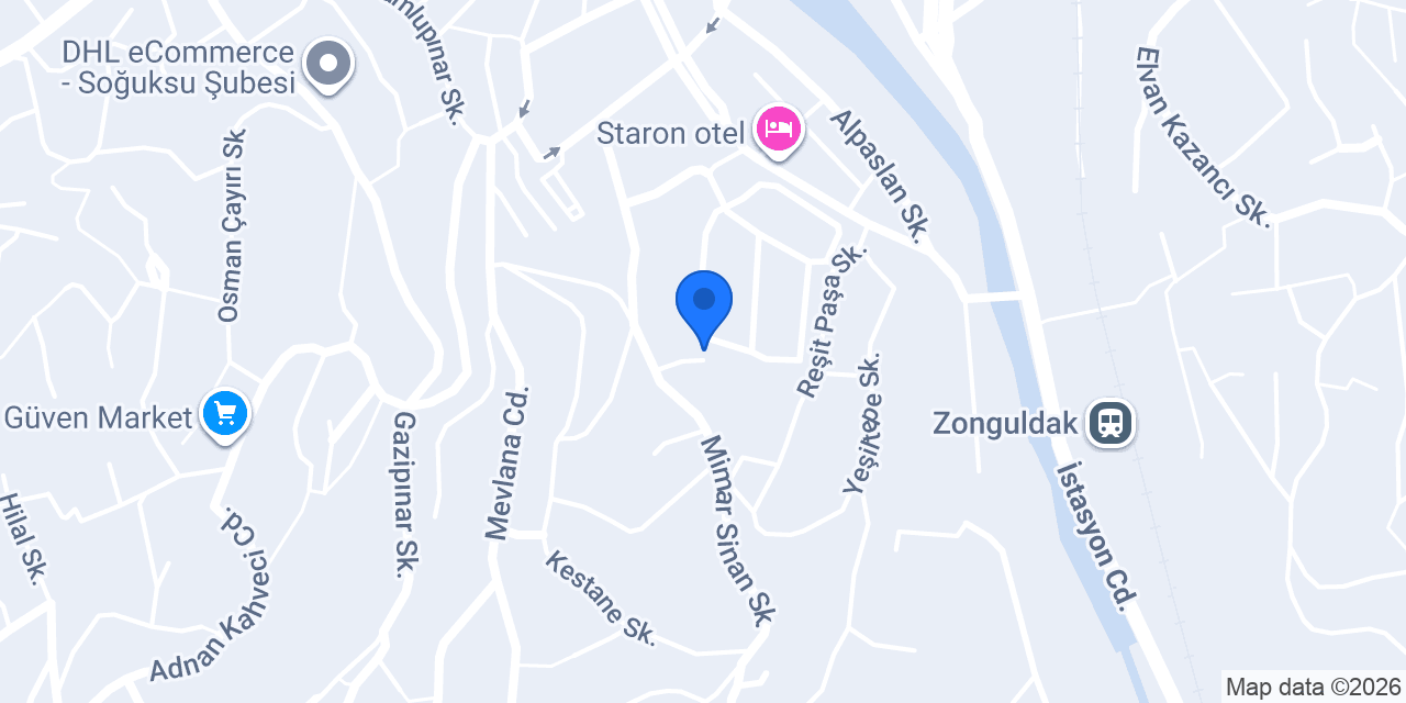 Topaloğlu şehir hamamı konumu