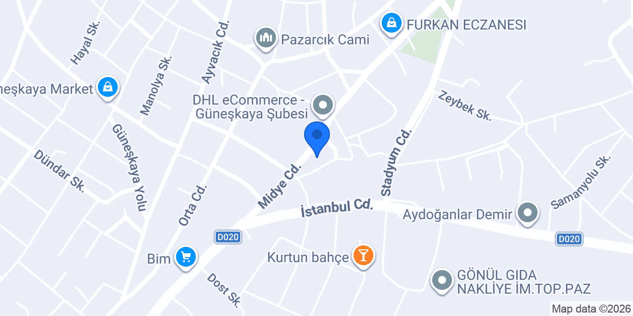 Yek Oğulları İnşaat konumu