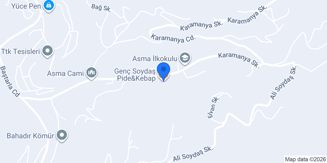 Genç Soydaş Pide&Kebap konumu