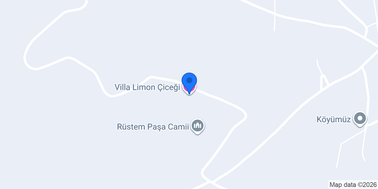 Villa Limon Çiceği konumu