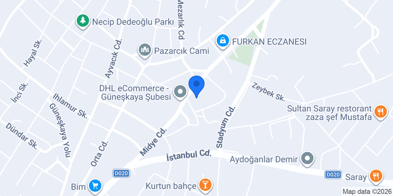 Mera Tekel Shop konumu