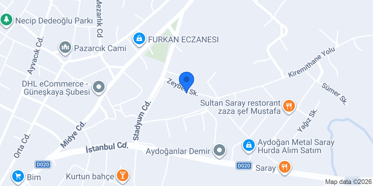 Lavanta Fidesi Tekirdağ konumu