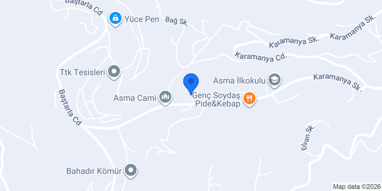 İncekara Mermer konumu