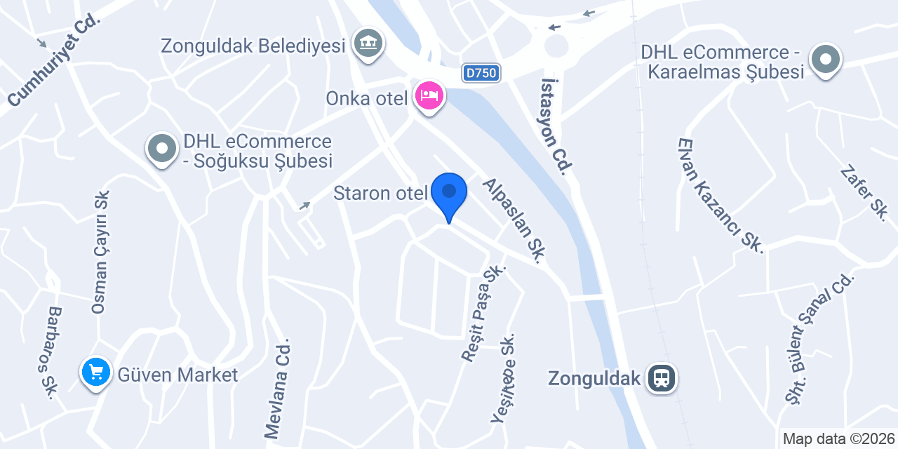 TATOĞLU YAPI AKARYAKIT LTD ŞTİ. (YAPI MARKET ZONGULDAK) konumu