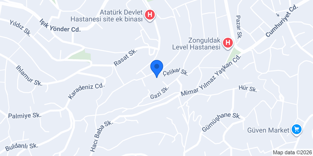 Öztürk Mobilya konumu
