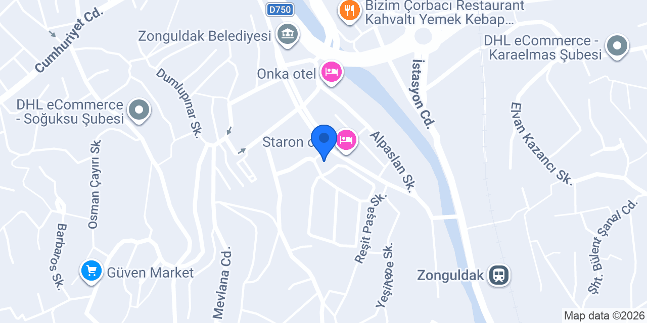 Karaahmetoğlu Ticaret konumu