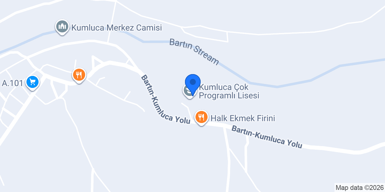 Kumluca Çok Programlı Lisesi konumu
