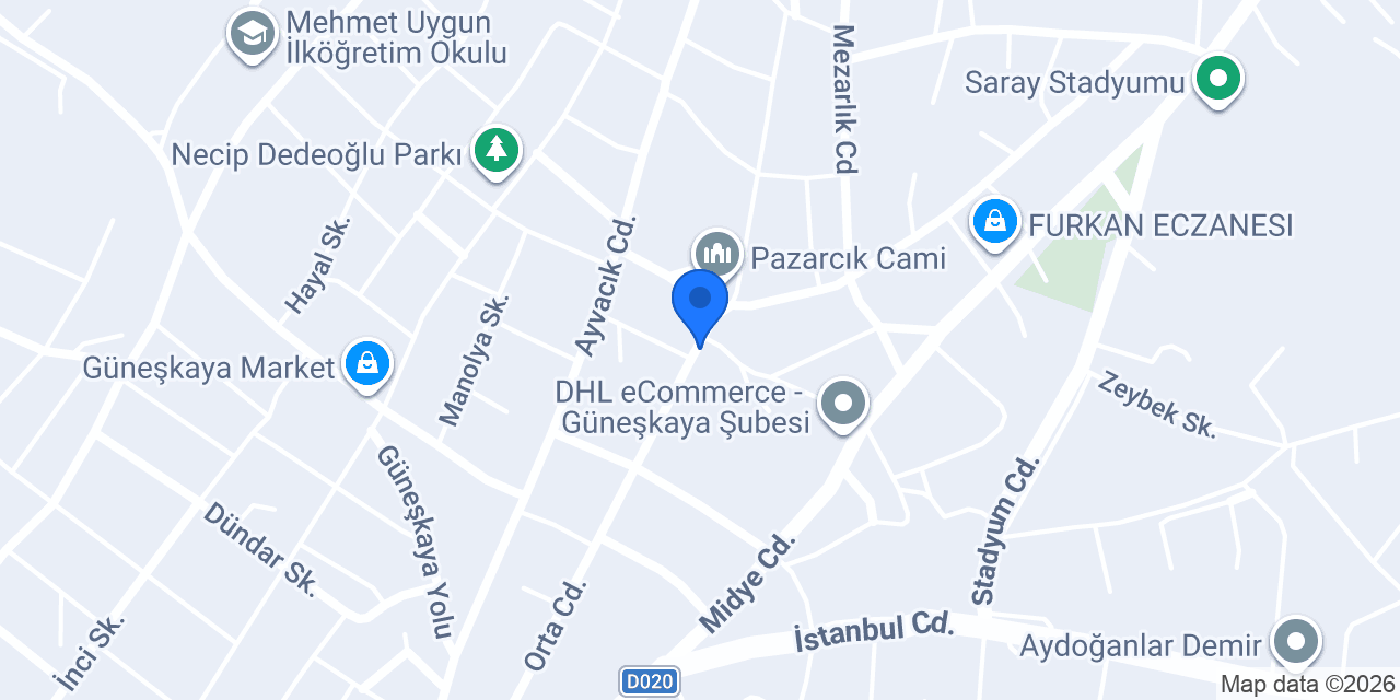 Gözde pasta cafe konumu
