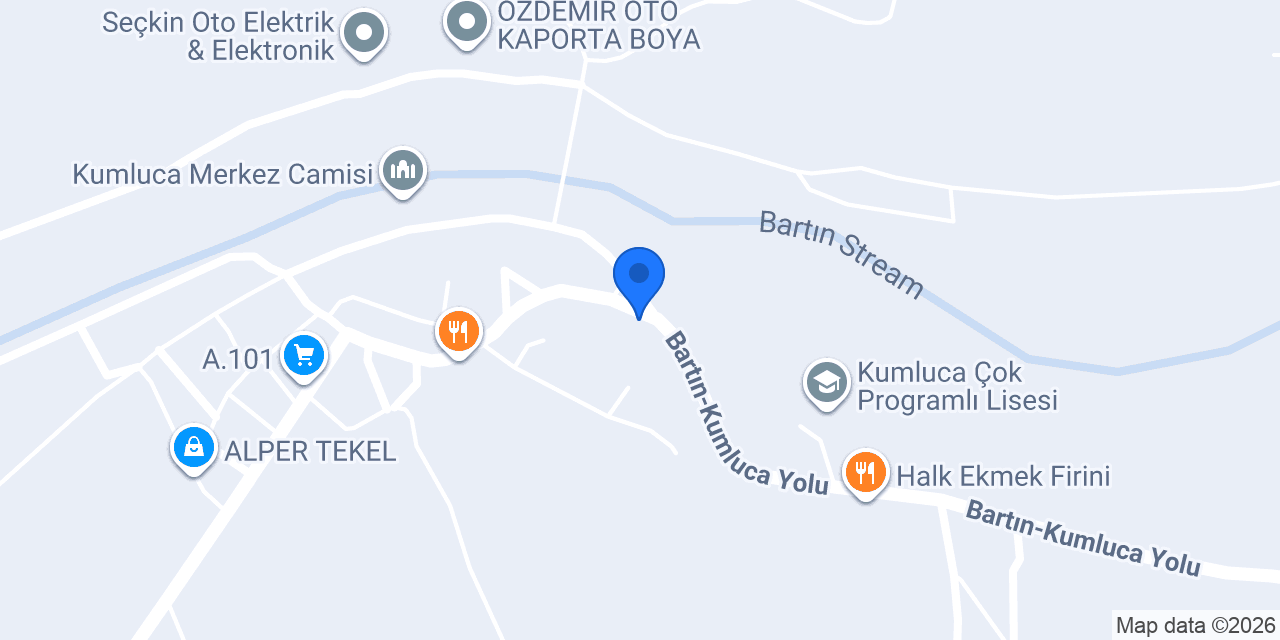 Ptt - Kumluca Şb. konumu