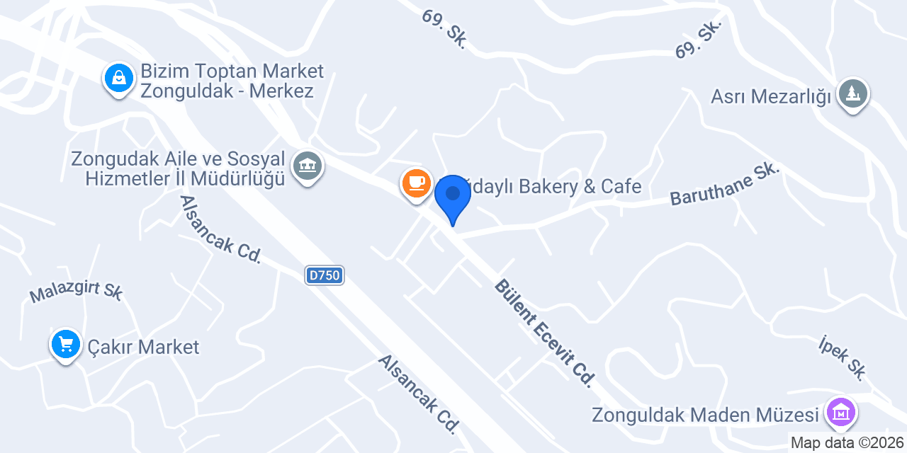 Altındağ Cafe Restaurant konumu