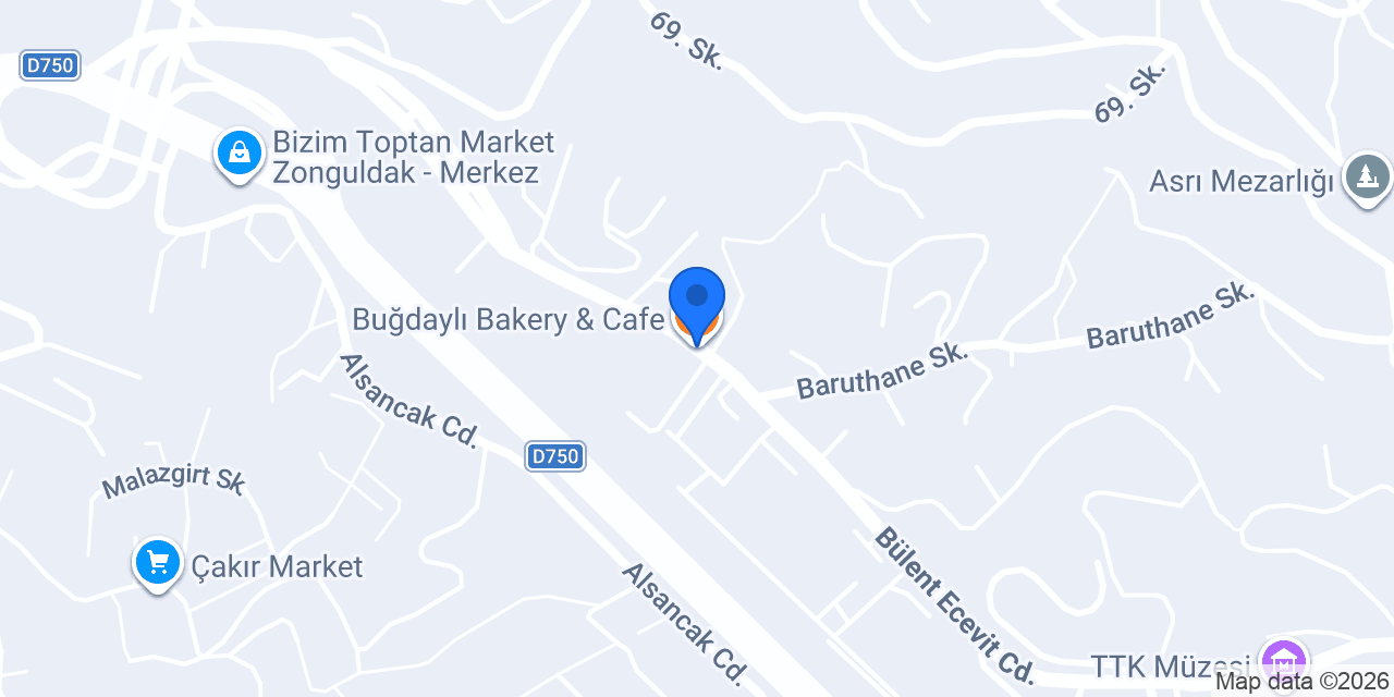 Buğdaylı Bakery & Cafe konumu