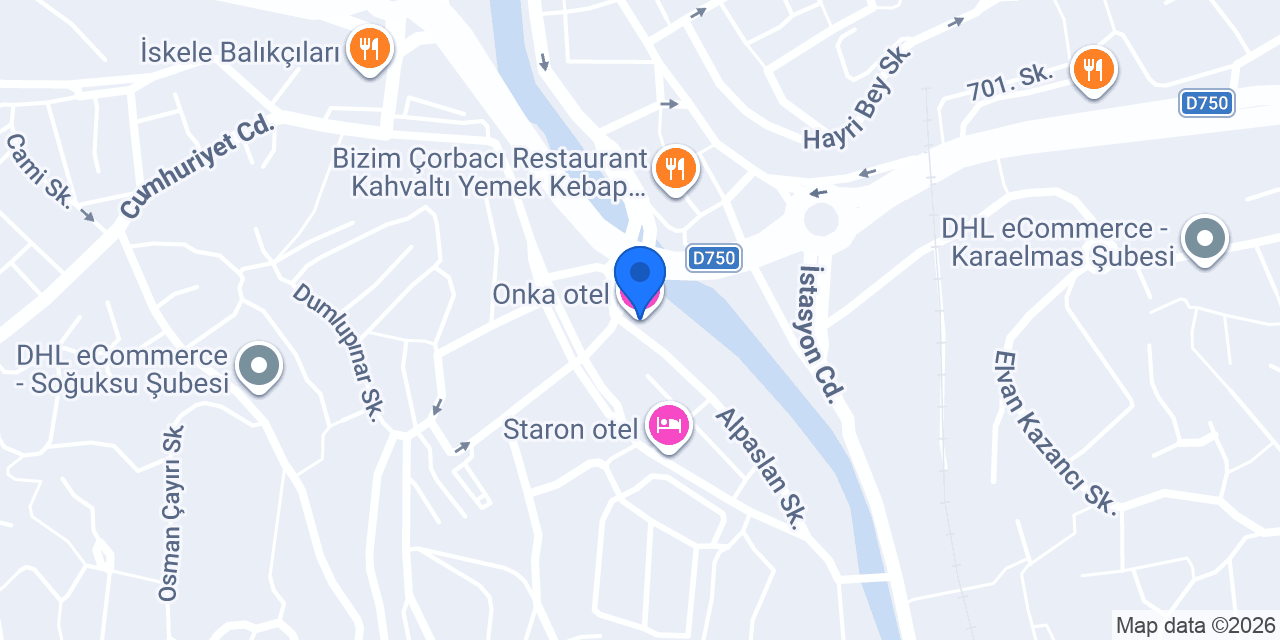 Onka otel konumu