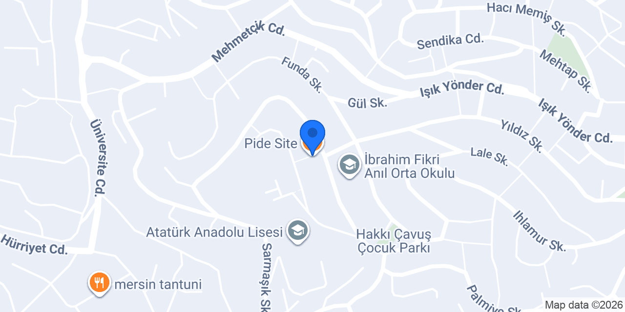 Pide Site konumu