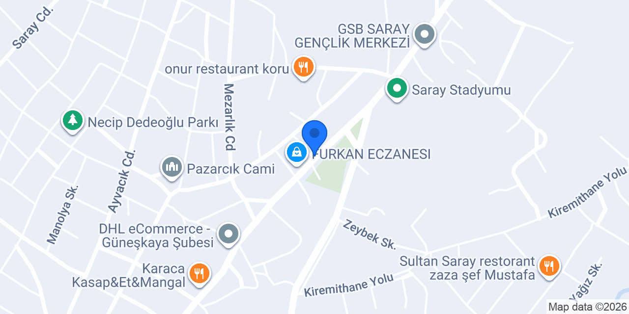 Saray asker mekanı konumu