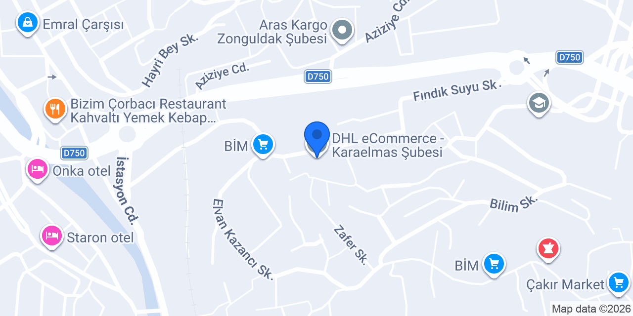 DHL eCommerce - Karaelmas Şubesi konumu