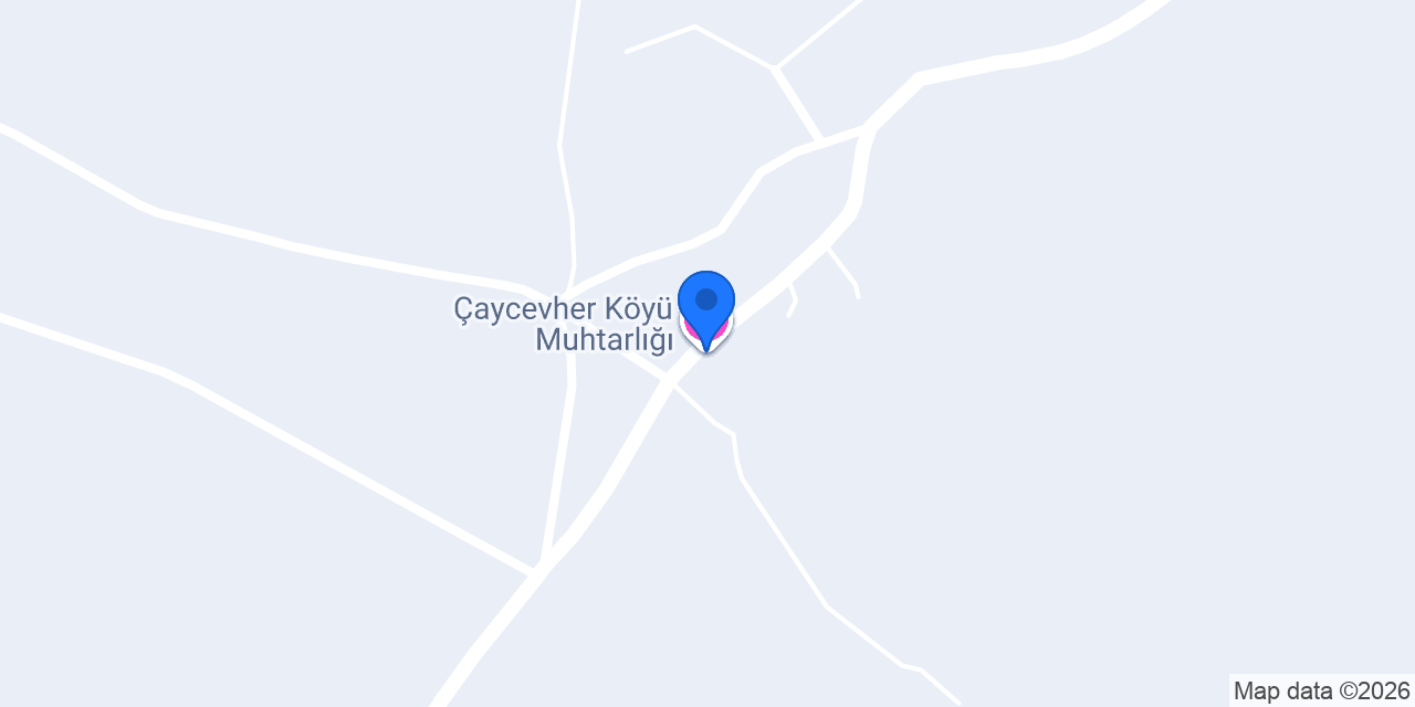 Çaycevher Köyü Muhtarlığı konumu