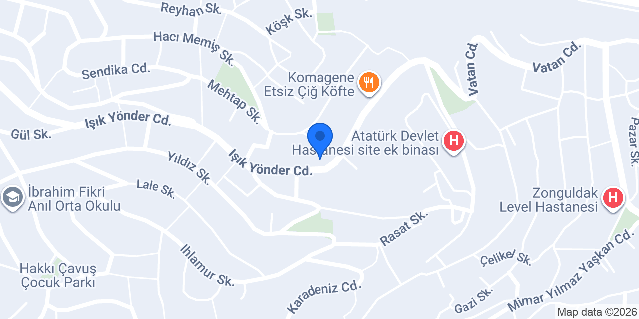 Zümram Çiçekevi konumu