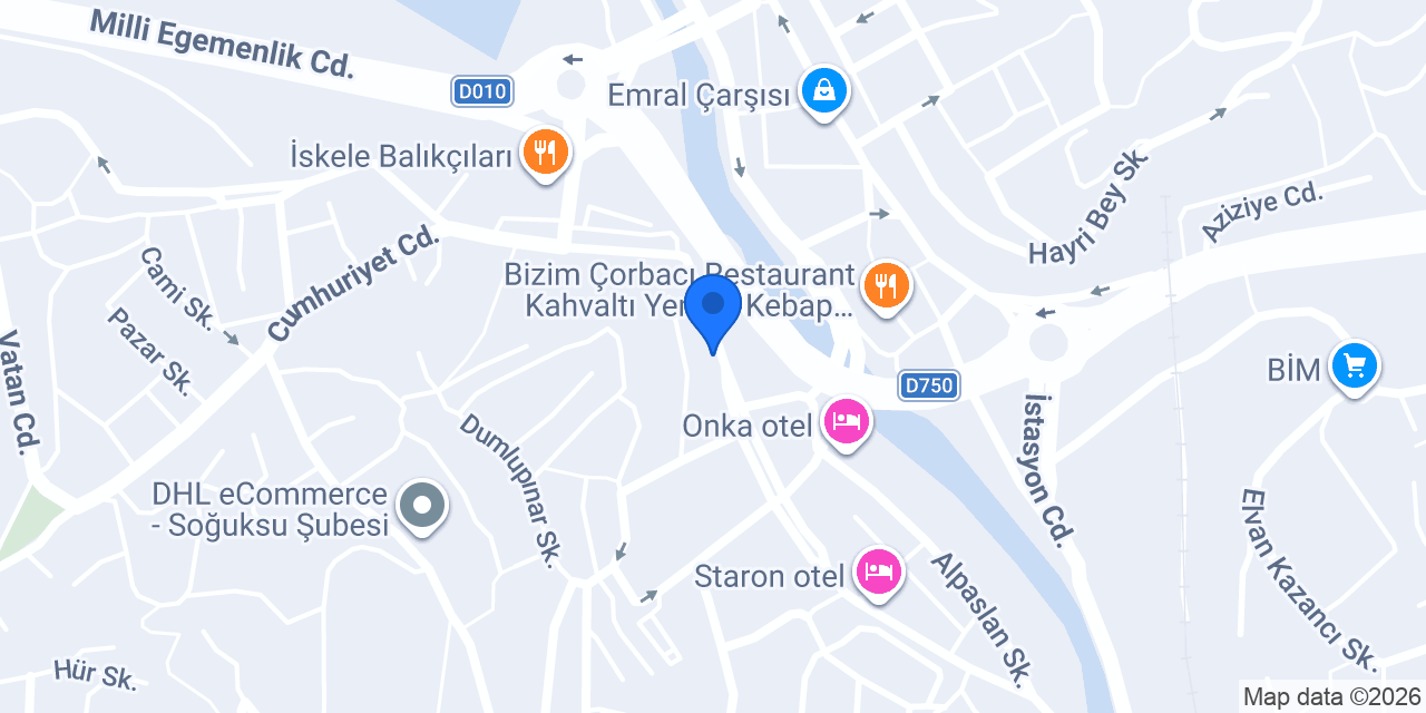 Girne Kasap Köfte konumu