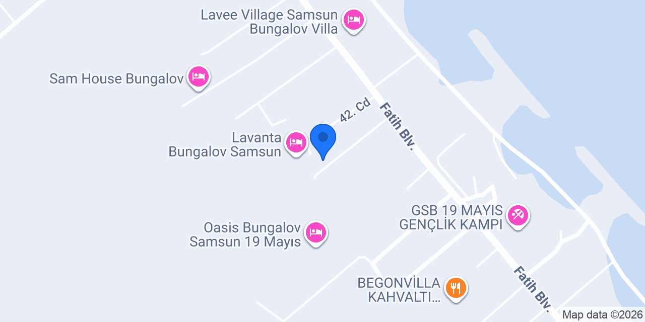 LUXURY BUNGALOV konumu