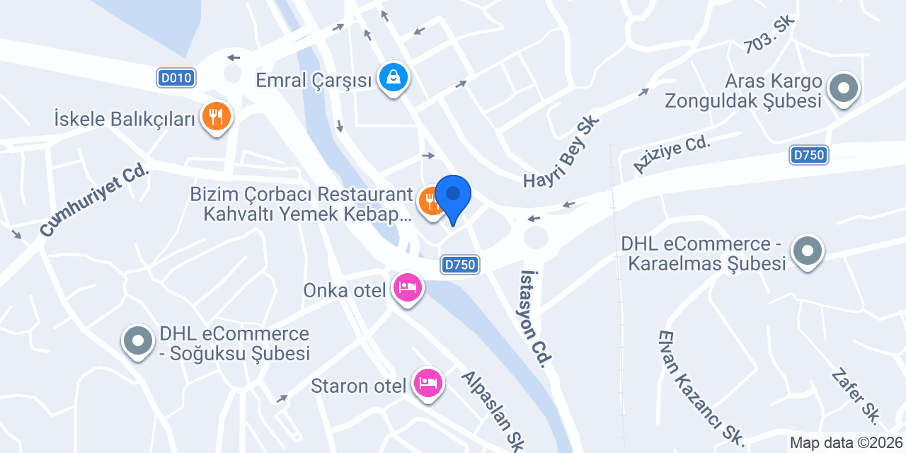 Eczane İstasyon konumu