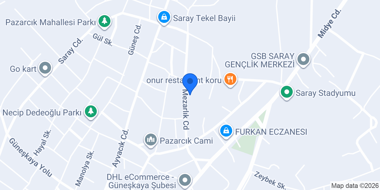 CLASS MOTOR TAMiR SARAY konumu