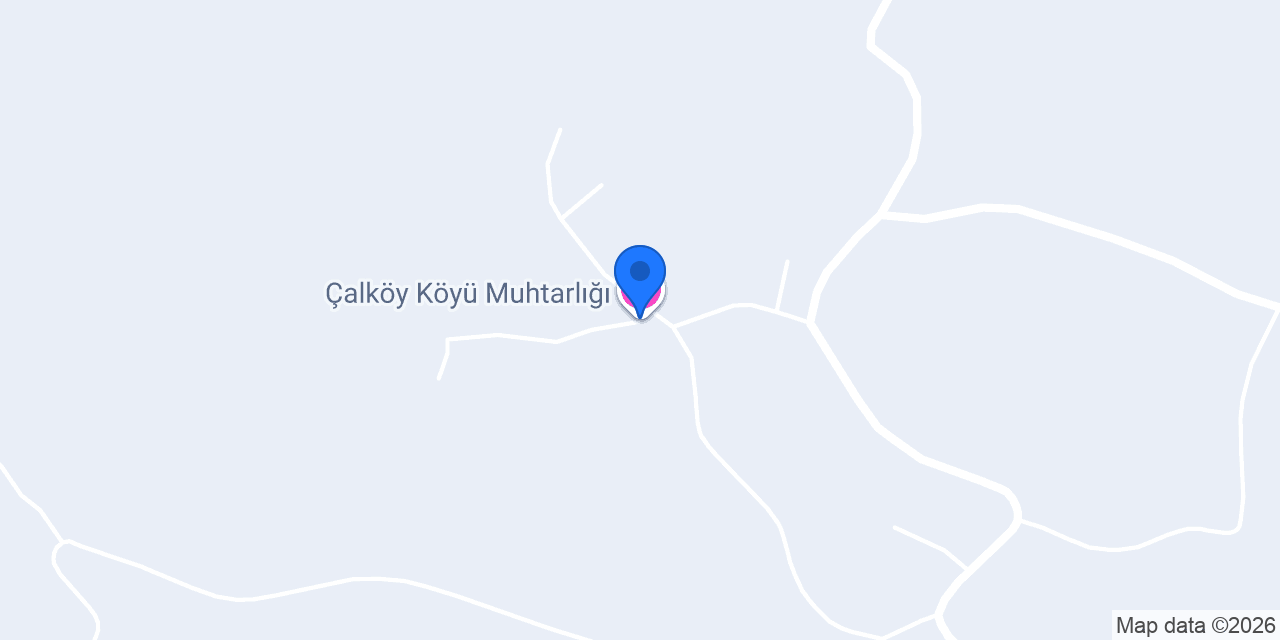 Çalköy Köyü Muhtarlığı konumu