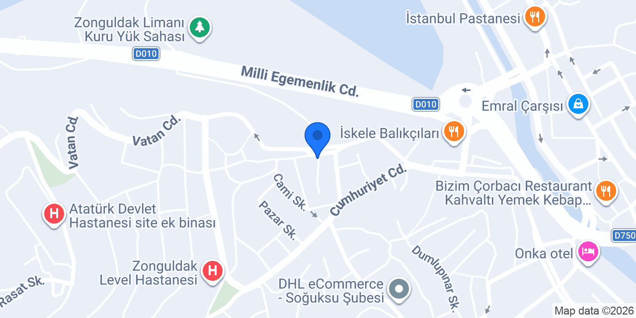 Sendika Aile Sağlık Mrk. konumu