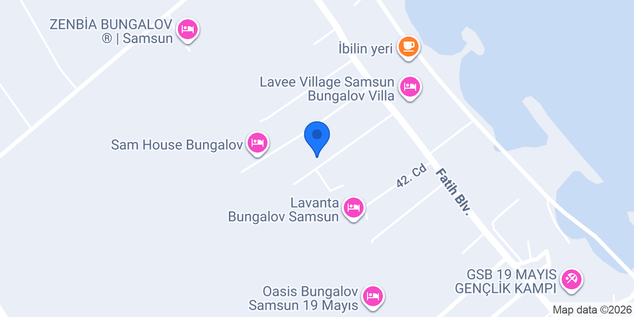 La Maison Bungalov konumu
