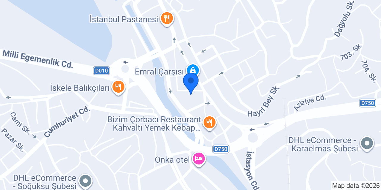 Yenigül Ticaret konumu