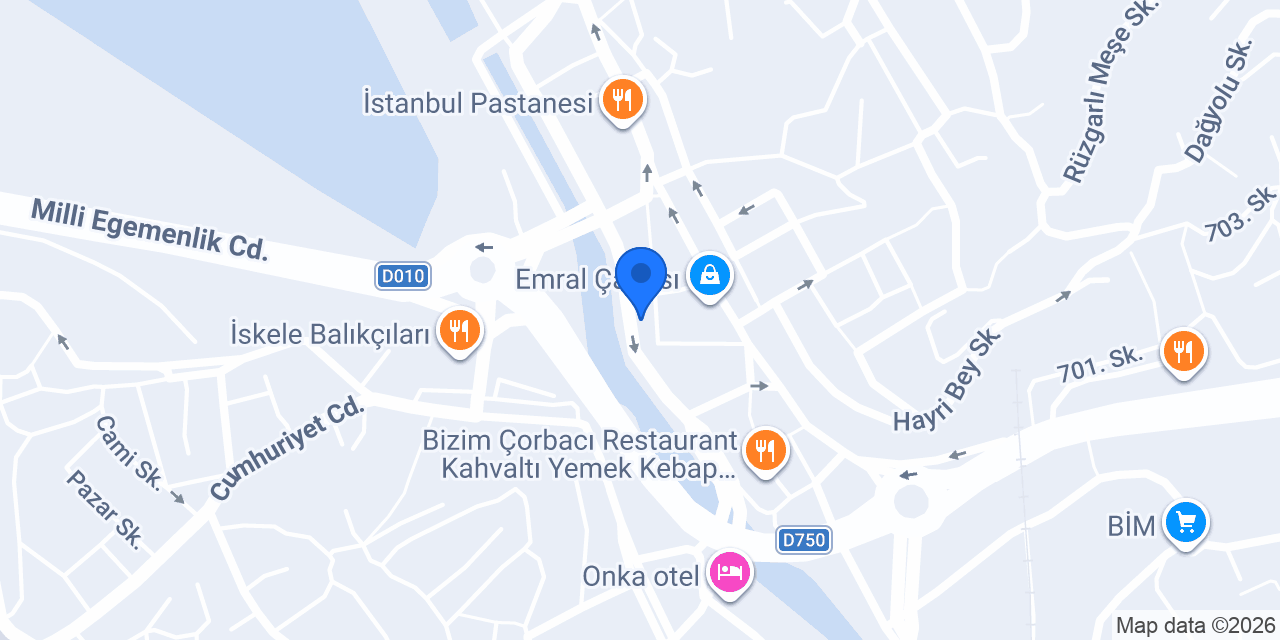 Aksu Ticaret konumu