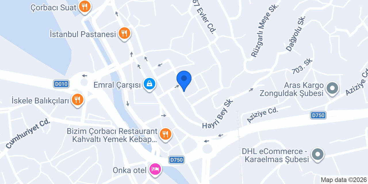 Merdiven Kitabevi konumu