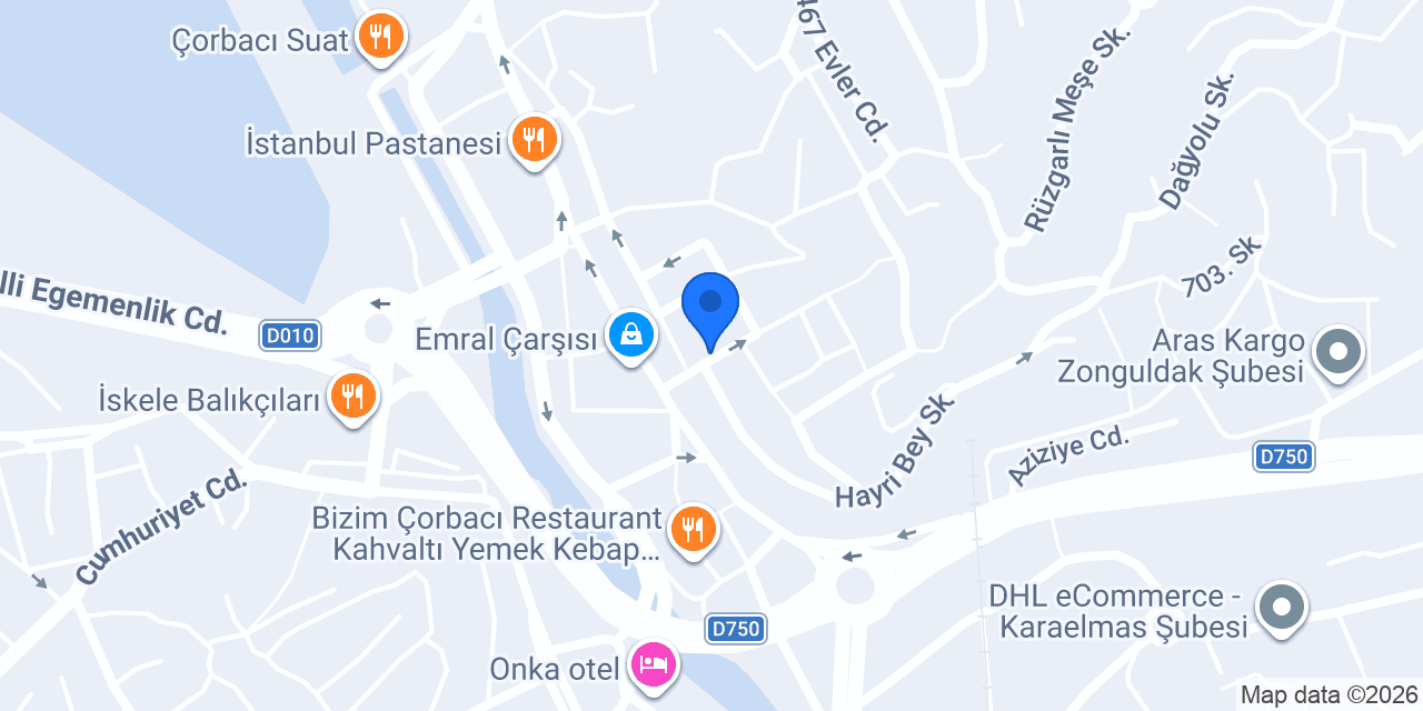 Emniyet Palas Otel konumu