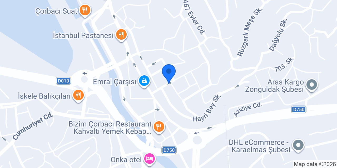 Özcan Simit Sarayı konumu