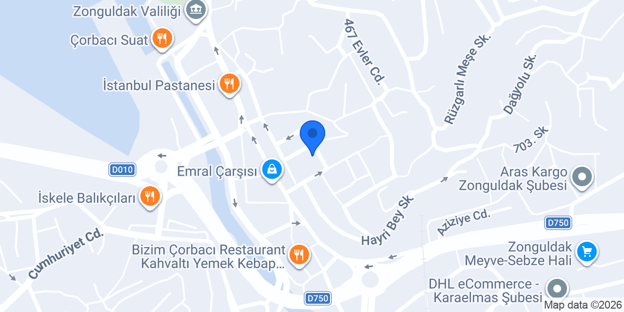 E.C.A Yetkili Servisi konumu