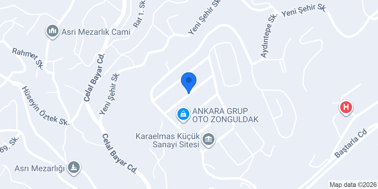 Köksal Mermer Granit konumu