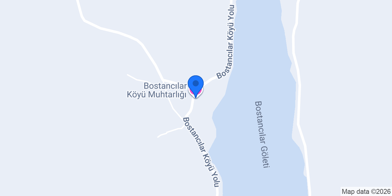 Bostancılar Köyü Muhtarlığı konumu