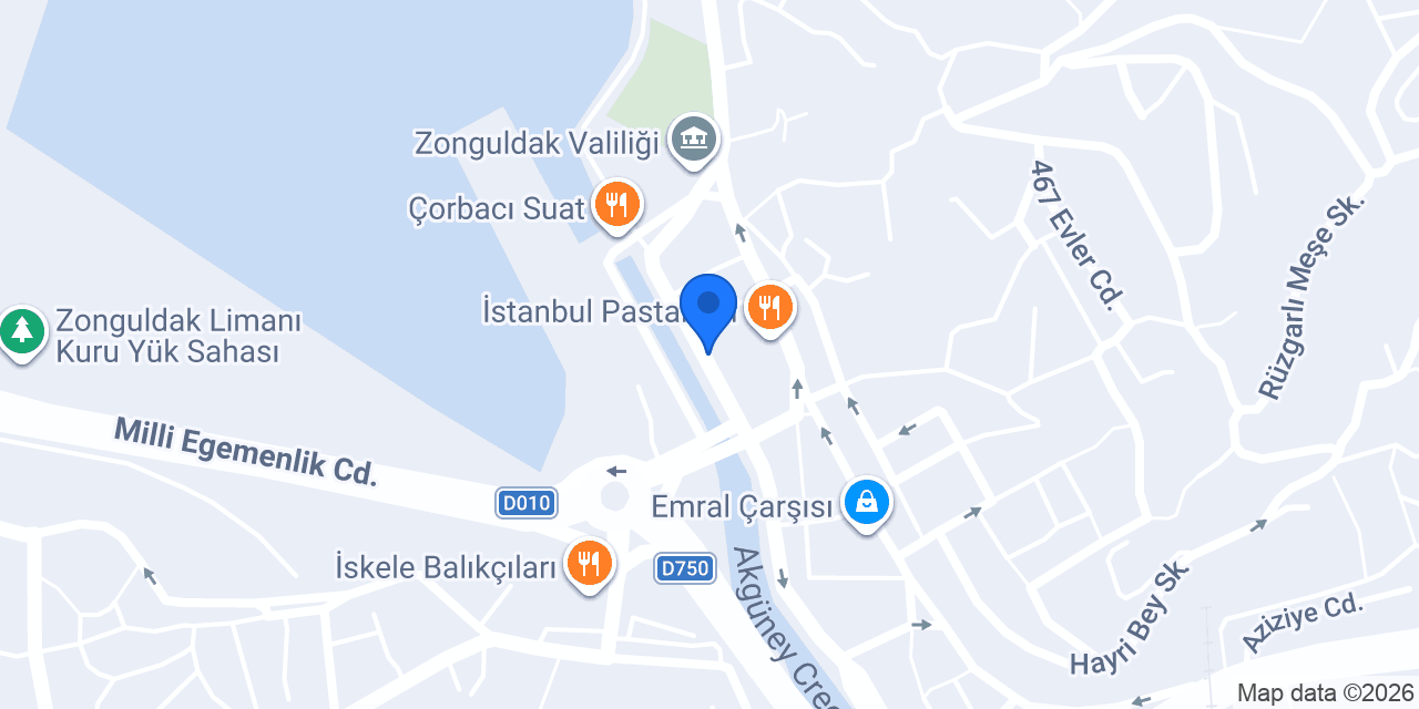 Diş Hekimi Deniz Çalıcıoğlu konumu