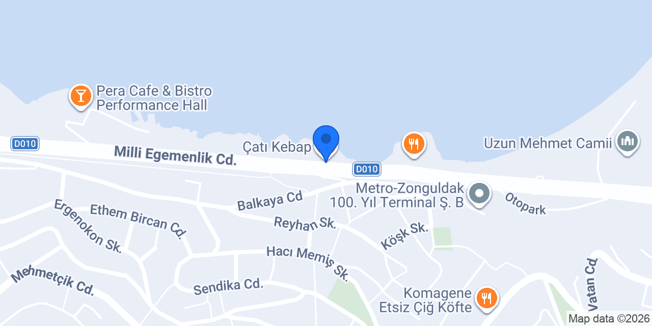 Çatı Kebap konumu