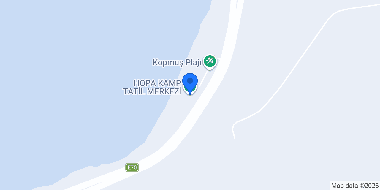 HOPA KAMP TATİL MERKEZİ konumu