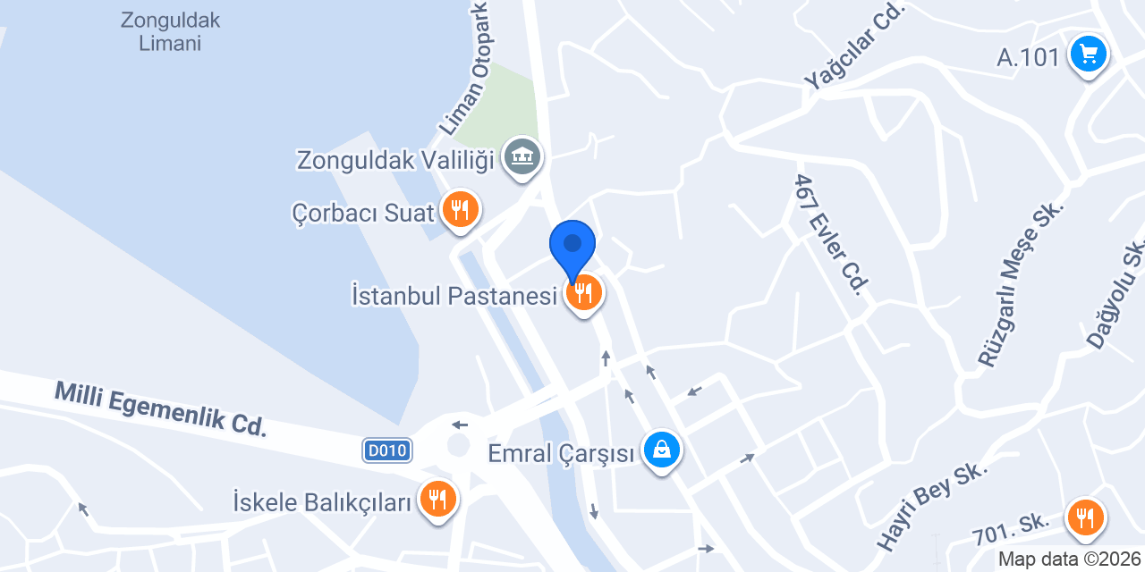 Yapı Kredi - Zonguldak Şubesi konumu