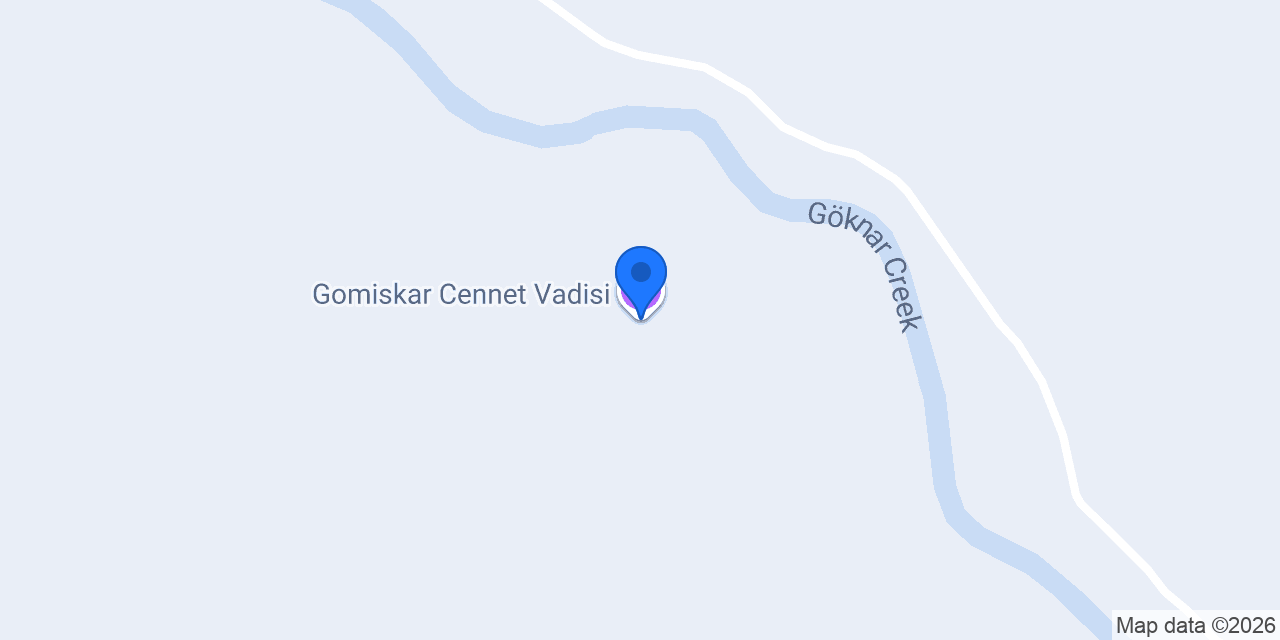 Gomiskar Cennet Vadisi konumu