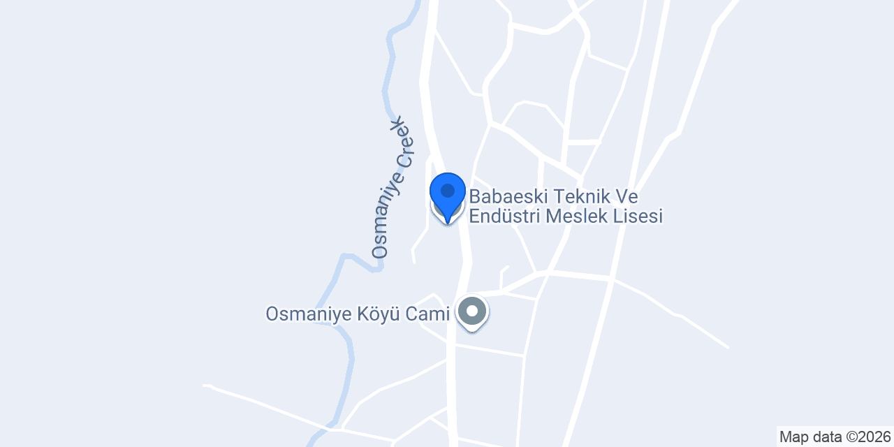 Babaeski Teknik Ve Endüstri Meslek Lisesi konumu