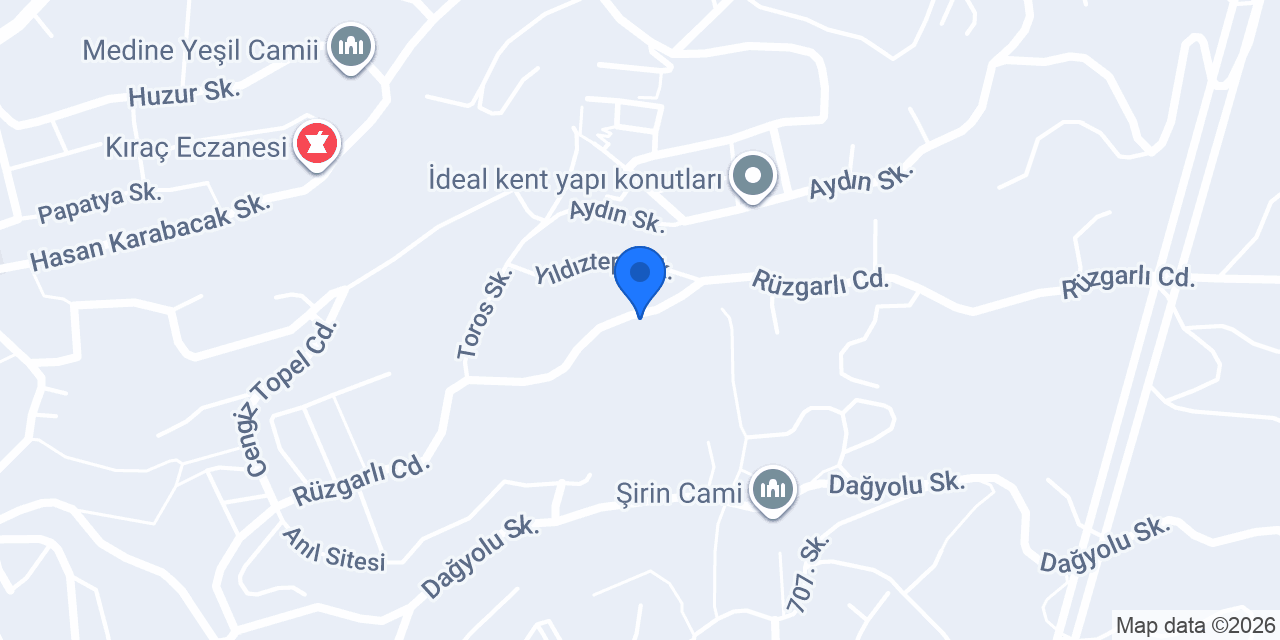 Papatya Mutfak konumu