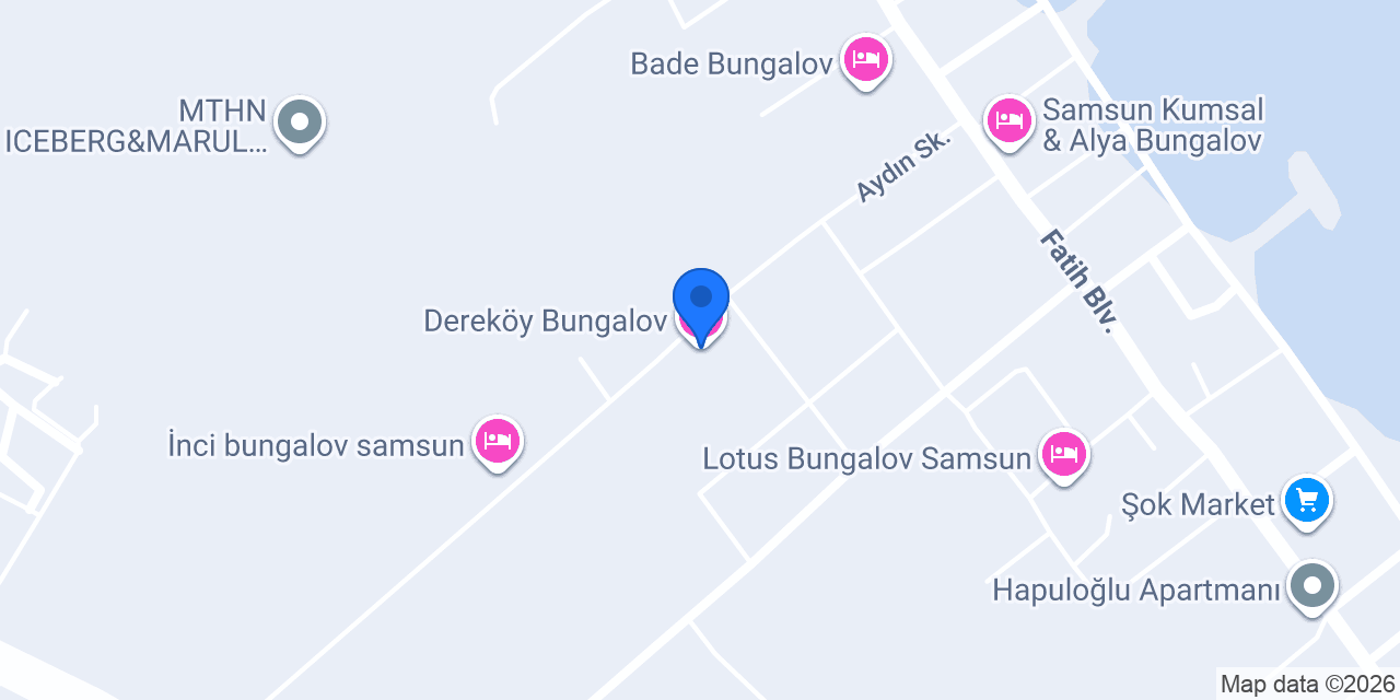 Dereköy Bungalov konumu