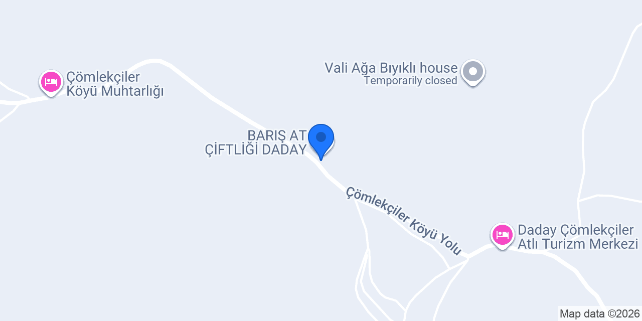 Daday At Çiftliği Bungalov konumu
