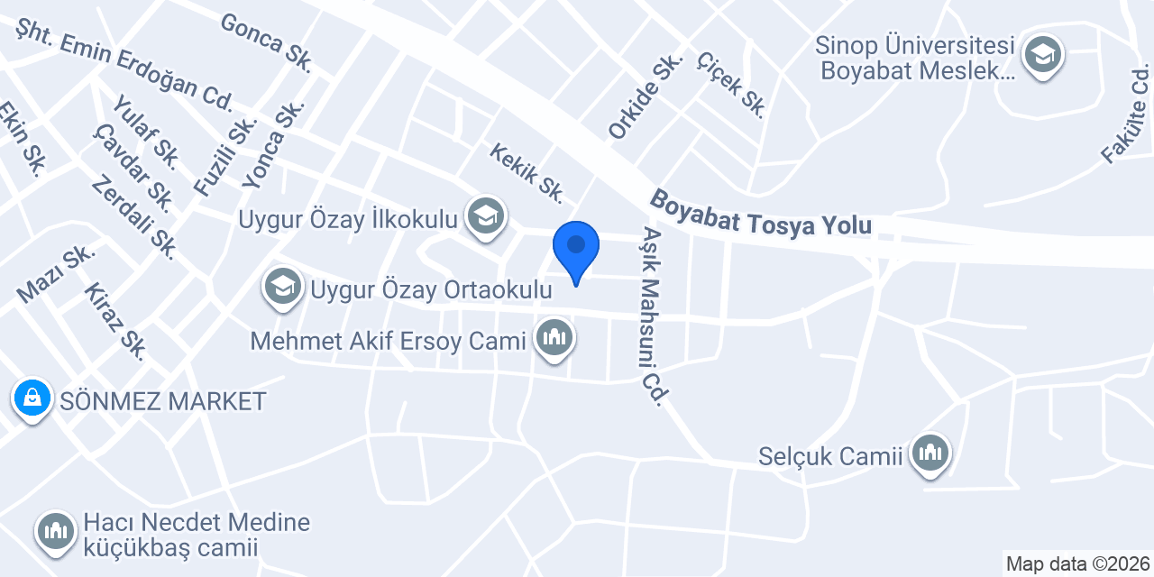 Karakaş Telokom Boyabat konumu