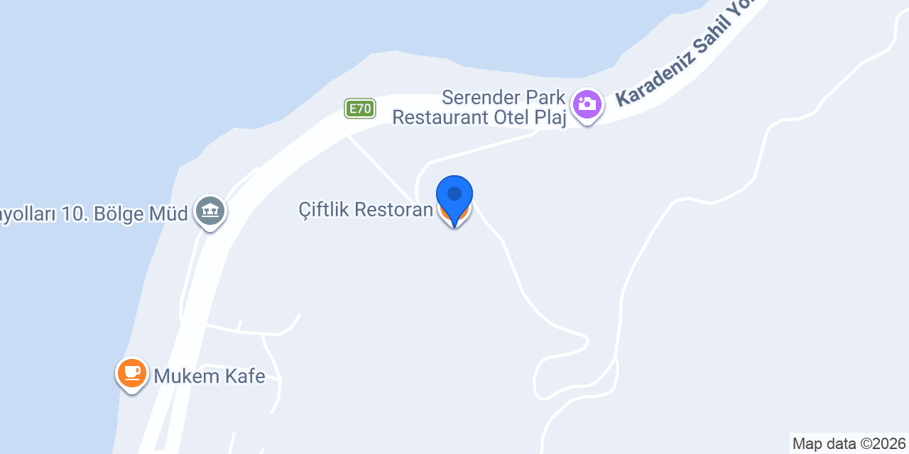 Çiftlik Restoran konumu