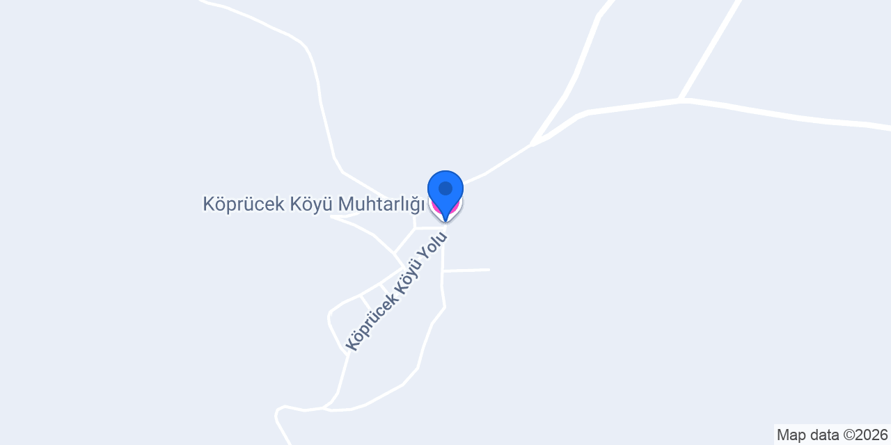 Köprücek Köyü Muhtarlığı konumu
