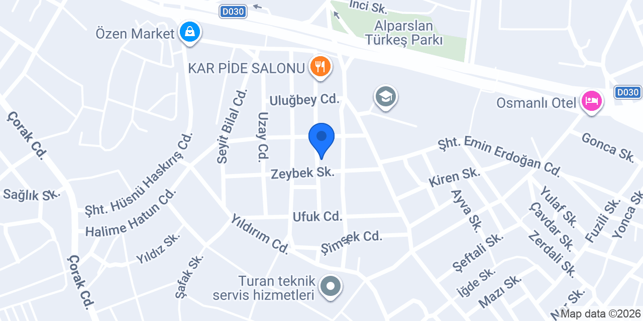 Yıldız Terzi konumu